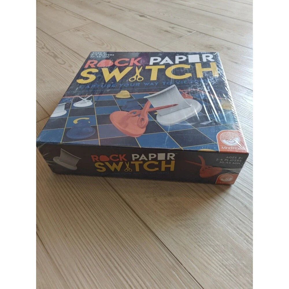 MindWare Rock Paper Switch Board Game New Sealed